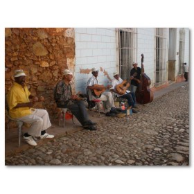 Αφίσα (μουσική, μαύρο, δρόμος, μουσικοί)